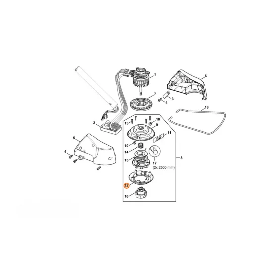 STIHL  Obudowa dolna 4006 713 3701